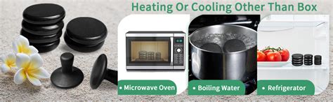 Amazon HDYAR Hot Stones For Massage Large Essential Basalt