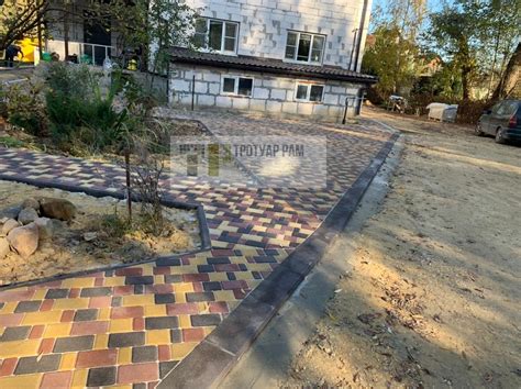 Укладка тротуарной плитки на песок - Цена за м2 недорого