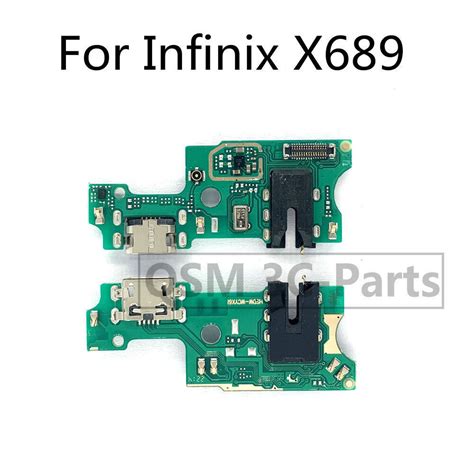 USB Charging Port Dock Connector Board Flex Cable With IC Replacement Parts For Infinix Hot S