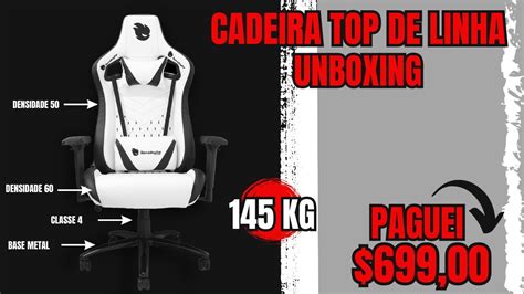 Cadeira Gamer Top De Linha Timo Custo Benef Cio Terabyte White