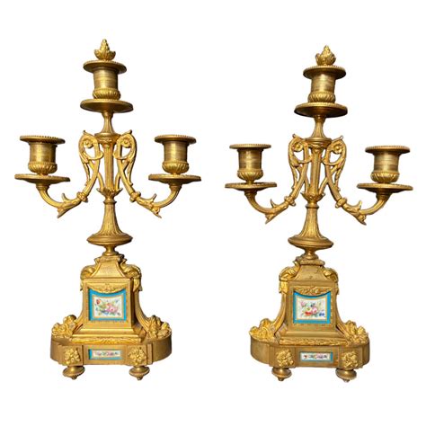 Orologio Da Camino Con Coppia Di Candelabri E W Streeter XIX Sec