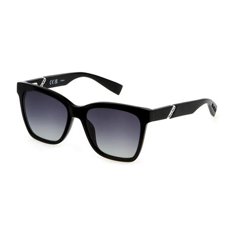 Furla Sfu Shiny Black Sunglasses Woman