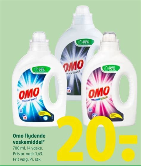 Omo Vaskemiddel Flydende Tilbud Hos Coop