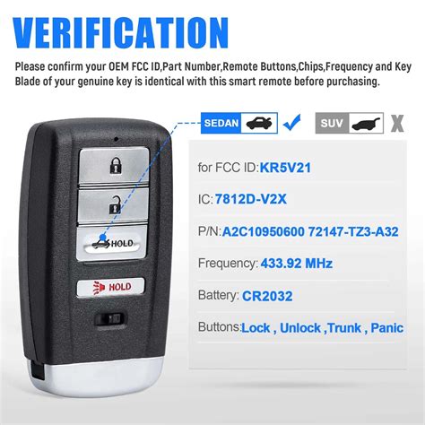 Acura Key Battery Parts Diagram and Guide