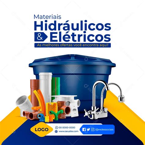 Post Materiais De Constru O Materiais Hidr Ulicos E El Tricos Social