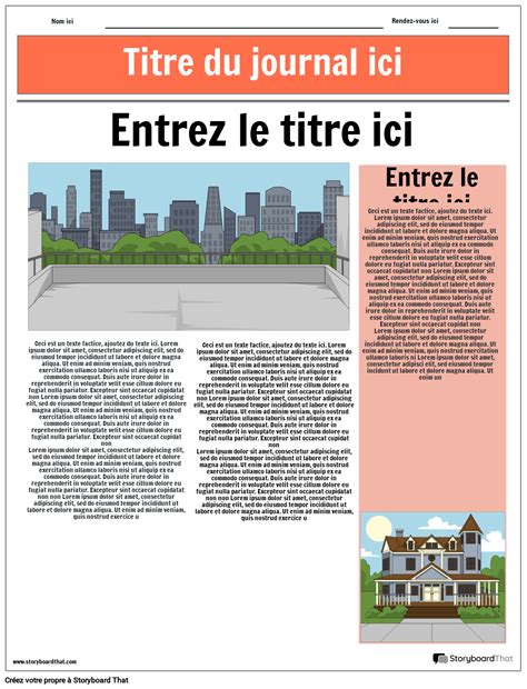Modèle De Journal Storyboard Por Fr Examples