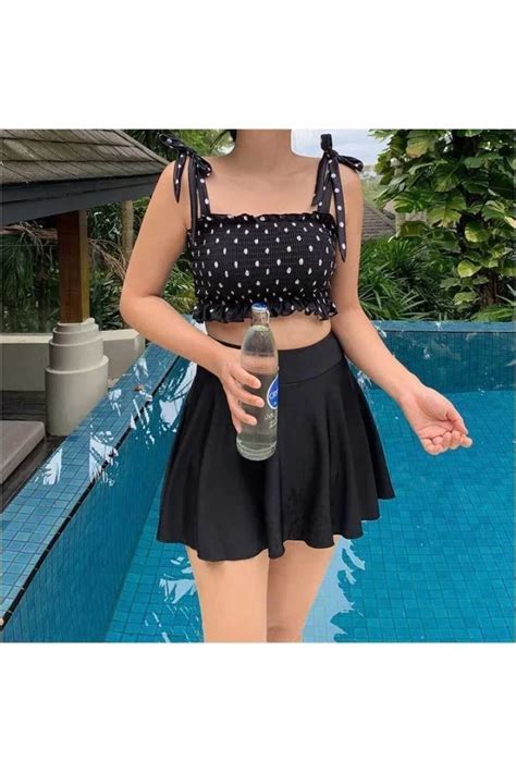 Merra Kad N Siyah D Z Bikini Alt Ama Rs Z Etek Fiyat Yorumlar