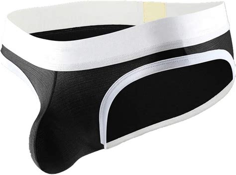 Silk Low Waist Men Underwear Briefs Penis Pouch Mens Bikini Brief Underwear Man Sleepwear Cotton