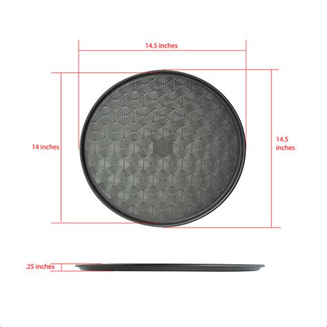 Tn144g 14 Inch Nonstick Metal Pizza Pan By Taste Of Home Rangekleen