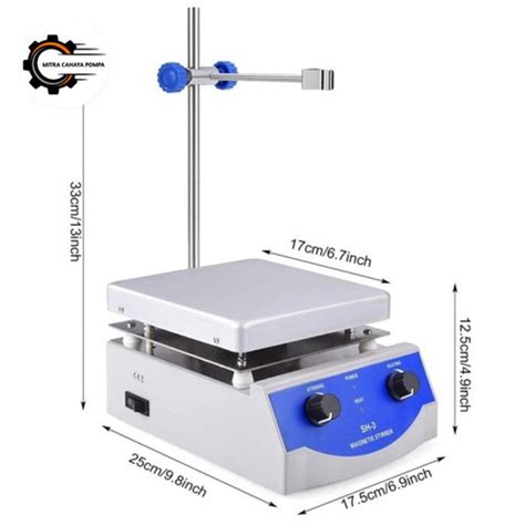 Jual Hot Plate Magnetic Stirrer Sh Magnet Stirer Pemutar Lab Hotplate Sh Jakarta Barat