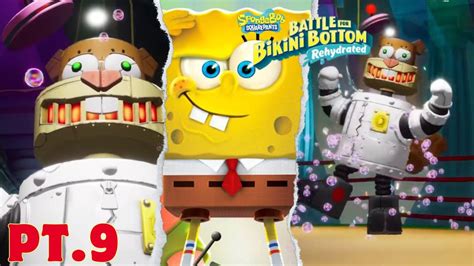 Arenita Robot Bob Esponja Battle For Bikini Bottom Rehydrated Pt Youtube