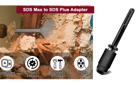 Adaptateur Sds Max Vers Sds Plus Pour Marteaux Perforateurs En