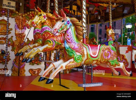 Fairground Carousel Hi Res Stock Photography And Images Alamy