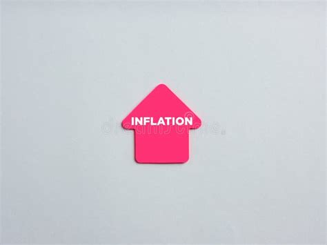 Rising Inflation Rate Concept Arrow Shaped Note Paper With The Word