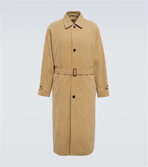 Auralee Cotton Gabardine Trench Coat Auralee