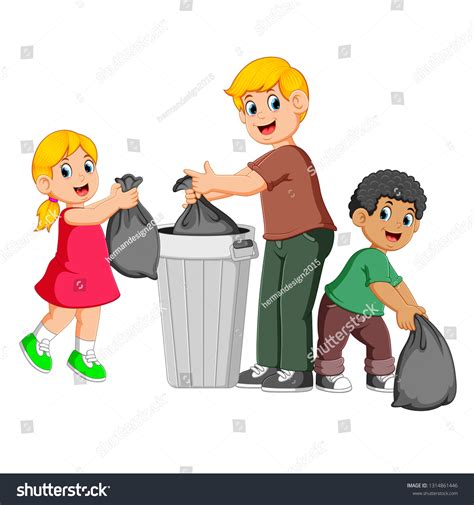 Tamang Lalagyan Ng Basura Clipart