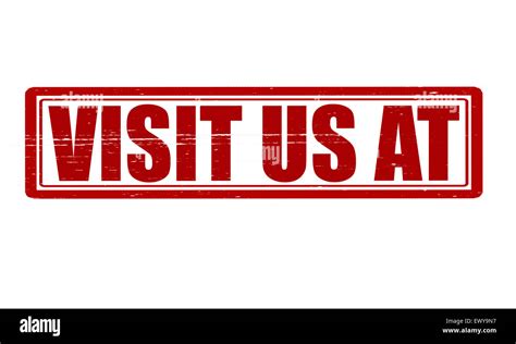 stamp  text visit    illustration stock photo alamy