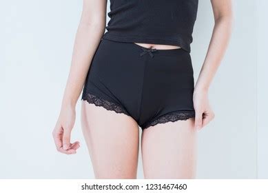 Sexy Woman Black Lingerie Foto Stok 1231467460 Shutterstock
