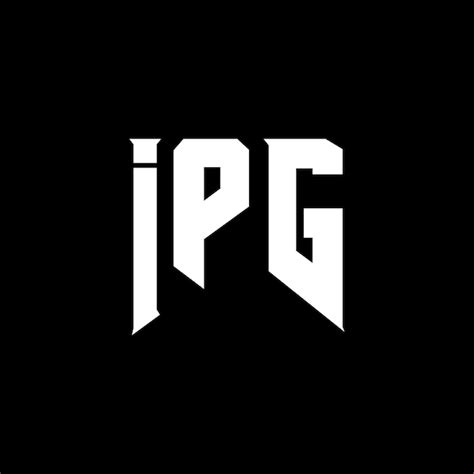 Premium Vector Ipg Letter Logo Design For Technology Company Ipg Logo