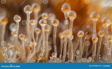 Fungal Hyphae On A Soil Sample On A Farm Fungi Storing Carbon In The