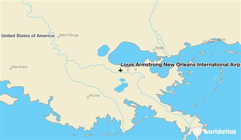 Louis Armstrong Airport Map | semashow.com