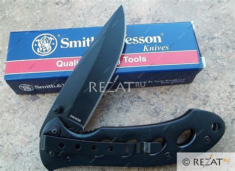 Складной нож Smith & Wesson Oasis Black SW423B купить в RezatRu с ...