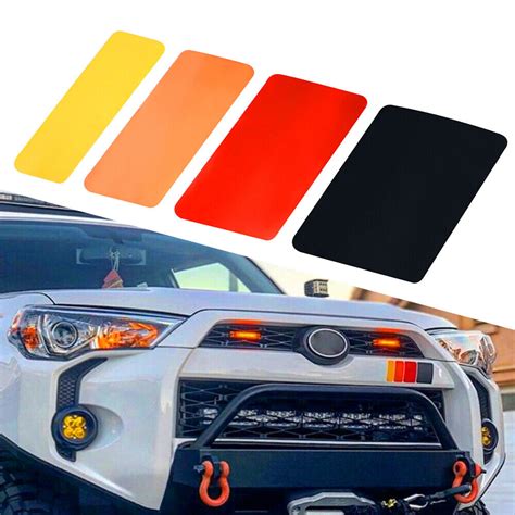 13 Classic Retro Style Tri Color Stripe Decal Sticker For Toyota