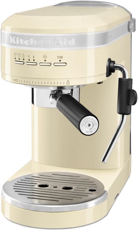 Kitchenaid Halbautomatische Espressomaschine Artisan In Creme