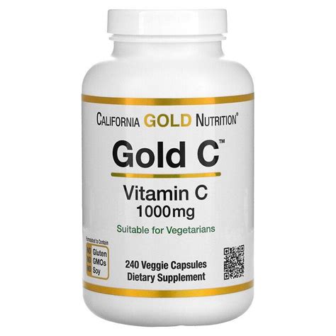 California GOLD Nutrition "Gold C" 1000 мг (240 капсул) - Купить ...