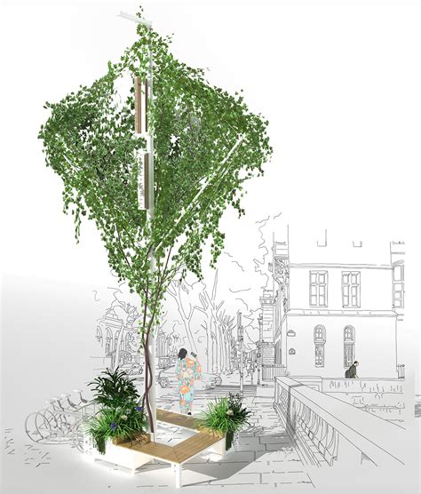 Linné et Valmont : concept végétal d'éclairage « Candélarbre