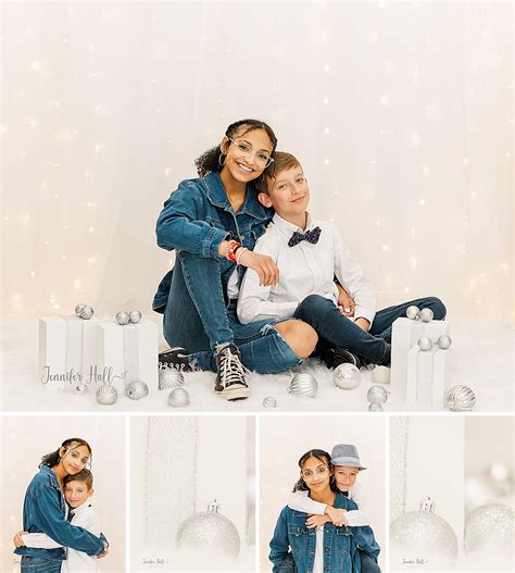 Christmas Family Portraits in a North East, PA, Portrait Studio