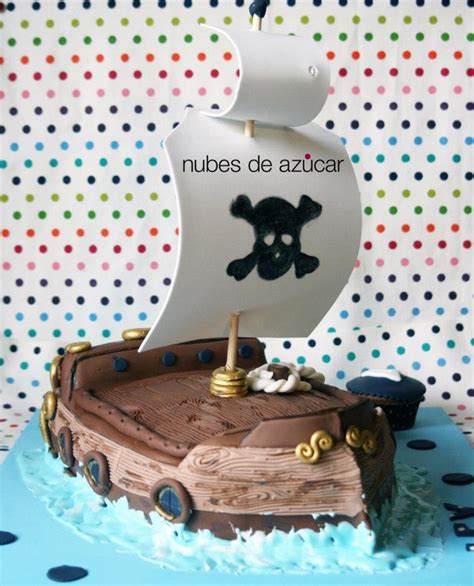 Nubes De Azucar Tartas Barco Pirata Tarta Pirata Tartas