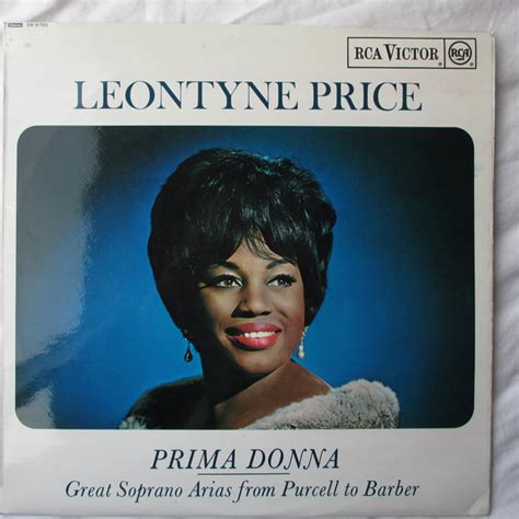 Leontyne Price Prima Donna Great Soprano Arias From Purcell To Barber