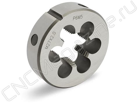 Плашка круглая для метрической резьбы M27x2 ISO2568 P6M5 (HSS) купить ...