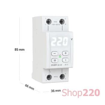ZUBR D2-40 купить реле напряжения 40А, Зубр - цена в Киеве (Украина)