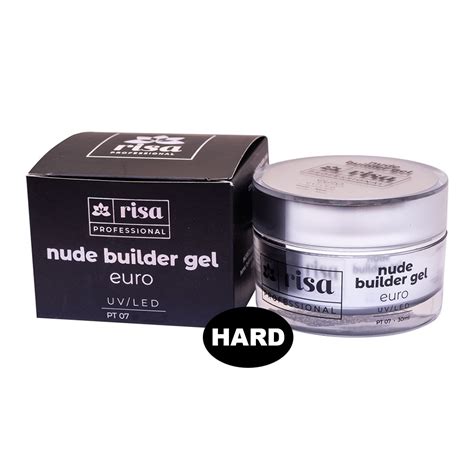 Gel Nude Builder Euro HARD Risa Professional Shopee Brasil