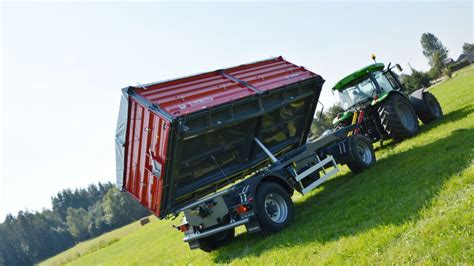 T739 Double Axle Agricultural Trailer Metal Fach