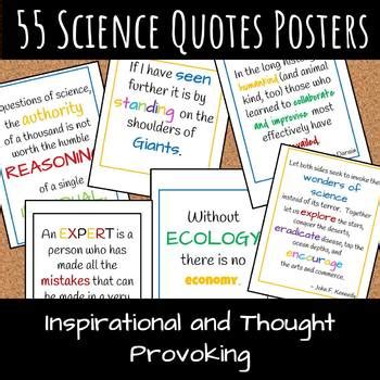 Science Quotes Posters - Set of 55 by Kwyk Science | TPT