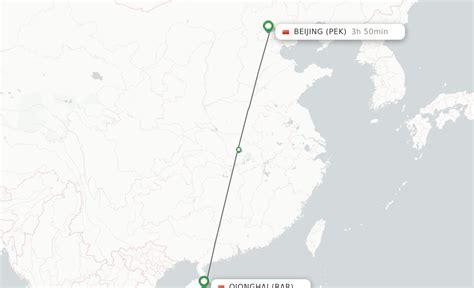 Direct Non Stop Flights From Qionghai To Beijing Schedules