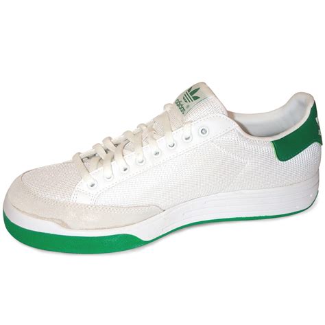 Adidas Rod Laver Super Tennis Shoes – White/Green – World Footbag