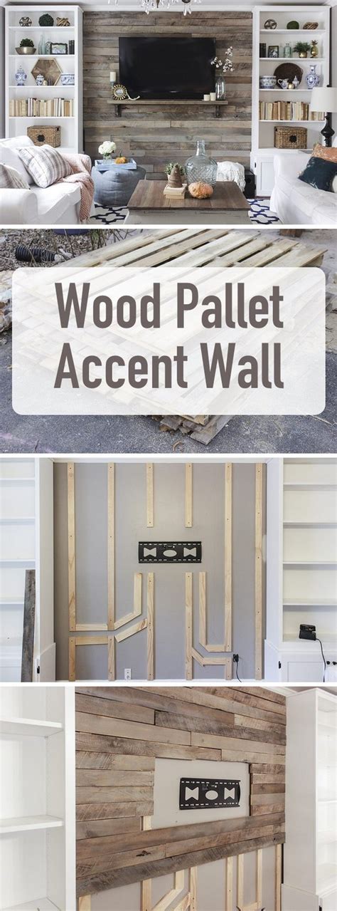 Cheap DIY Wood Accent Walls Decor Projects - DIYnCrafty