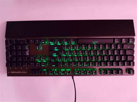 Motospeed CK108 Review - RGB backlight gaming mechanical keyboard