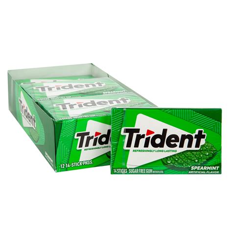 Trident Spearmint Gum Nassau Candy