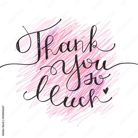 thank you so much Stock Vector | Adobe Stock