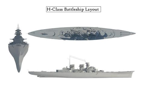 H Class Battleship Render Test By Quacky112 On Deviantart