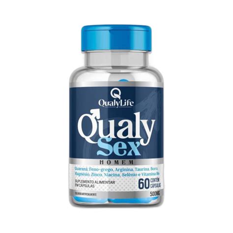 QUALY SEX 60 CAPSULAS QUALYLIFE PRODUTOS NATURAIS E SUPLEMENTOS