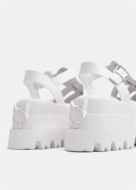 Naked Wolfe Devil Sandals For Women White In Uae Level Shoes