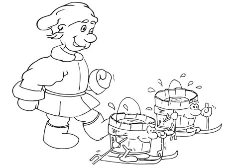 Раскраска Емеля 🖍. Раскрашиваем любимыми цветами бесплатно и с улыбкой 👍