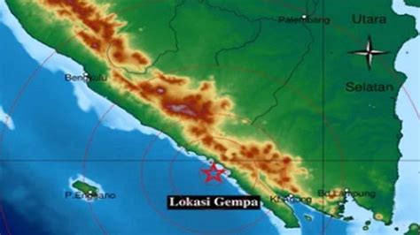 Gempa Bumi Baru Saja Terjadi Rabu 16 Agustus 2023 Guncang Lampung Di