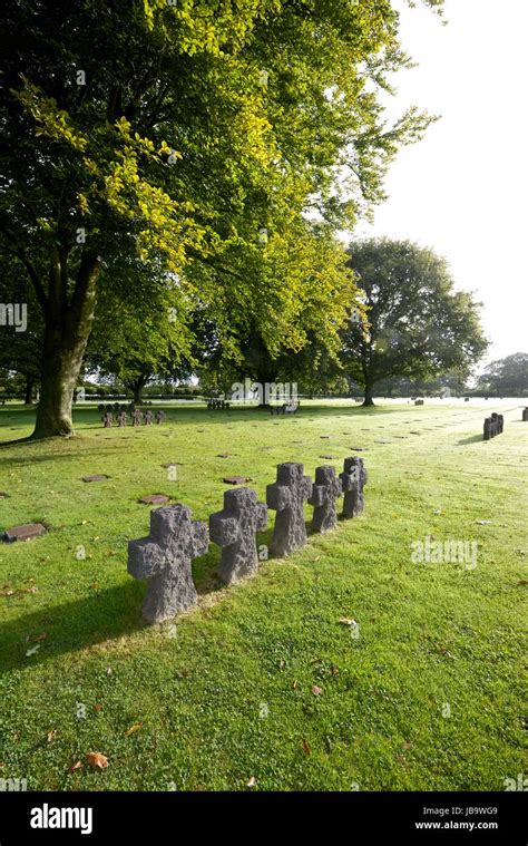 German Military Cemetery At La Cambe Normandy France Stock Photo Alamy